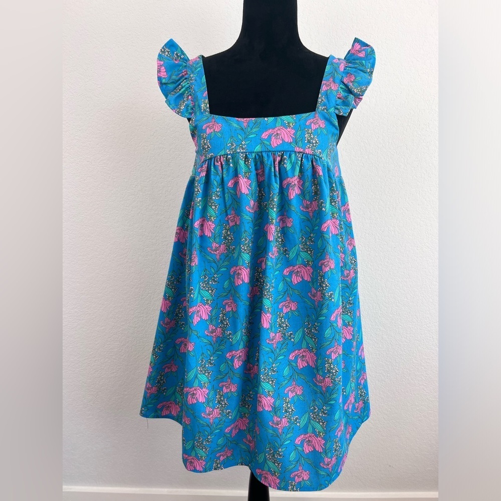 NWT: Blu Pepper Floral Print Ruffle Dress Size Small